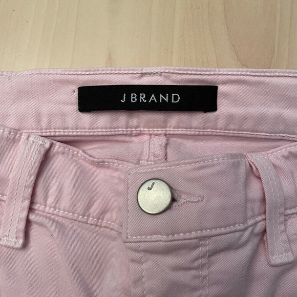 J Brand Cropped Rail Pink Chalk Pants Women's Size 26 - Picture 5 of 11